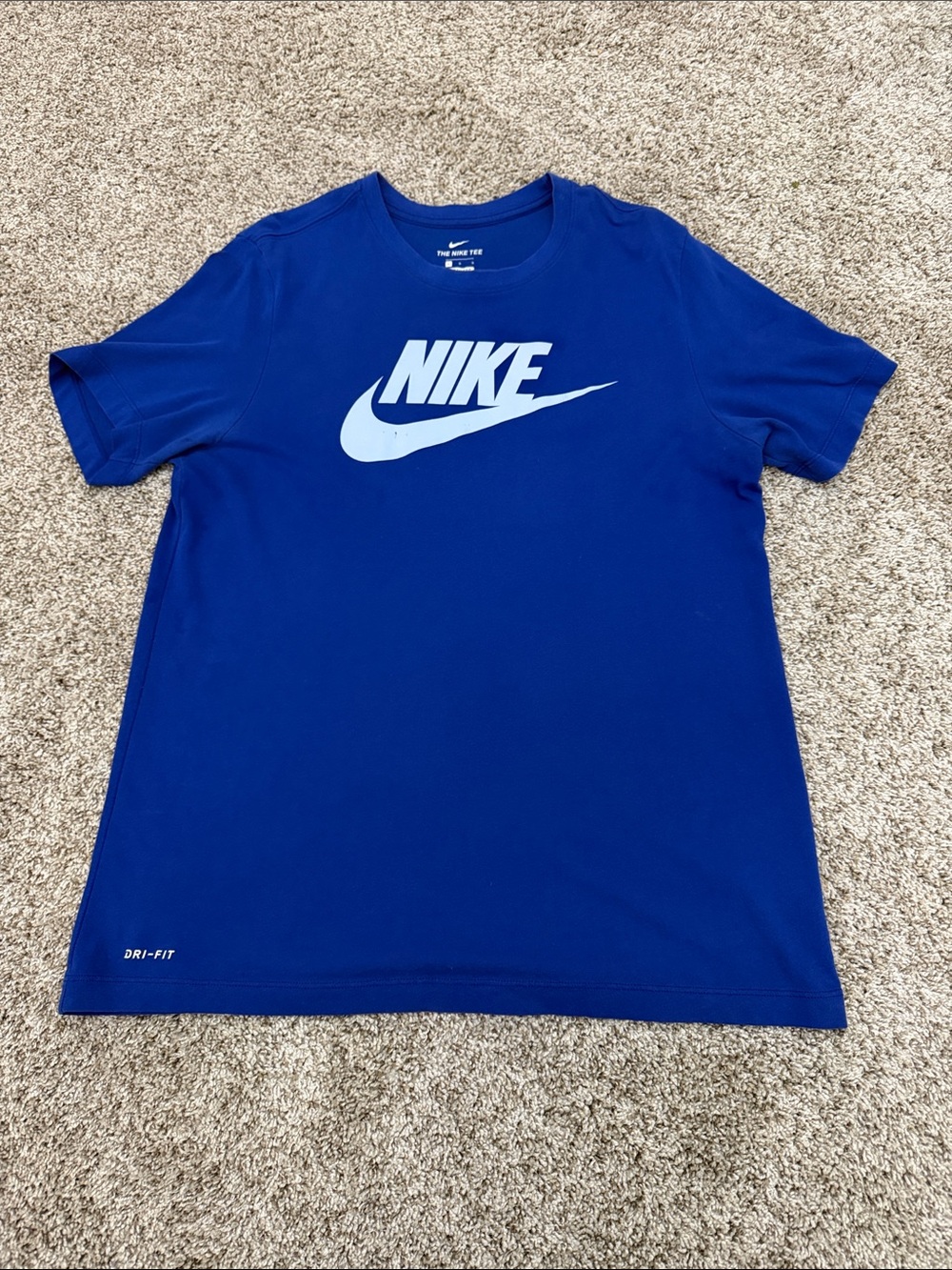 Nike Royal Blue Short-Sleeve Logo Tee